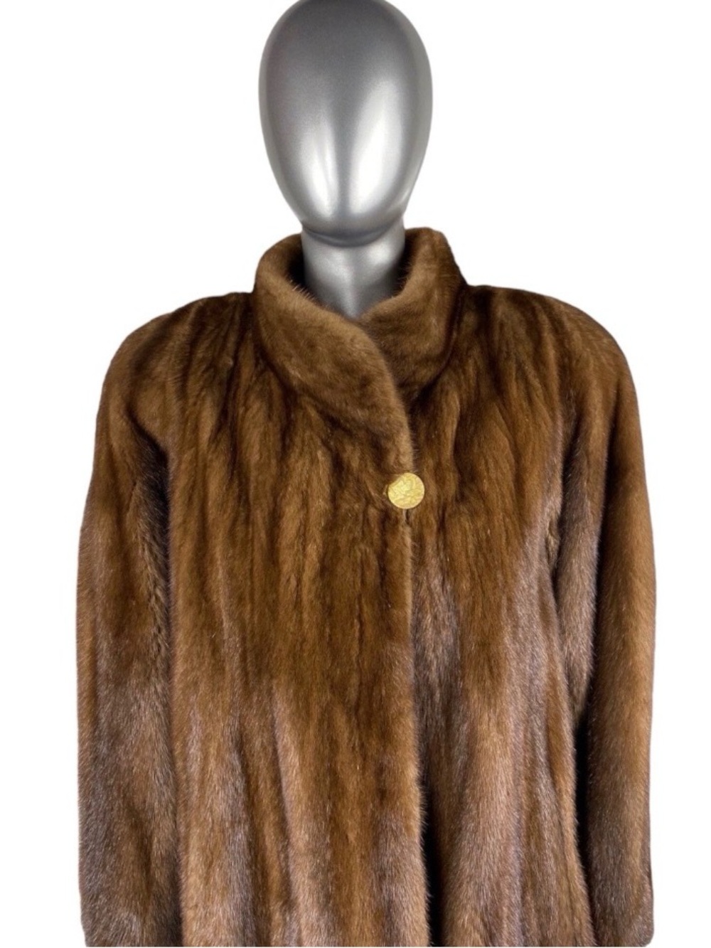 Lunaraine MINK Stroller, 78" Sweep, MARKO GIANOTI Designer, Female Pelts, Size M
